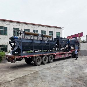 鵝卵石對輥制砂機發(fā)往湖北恩施